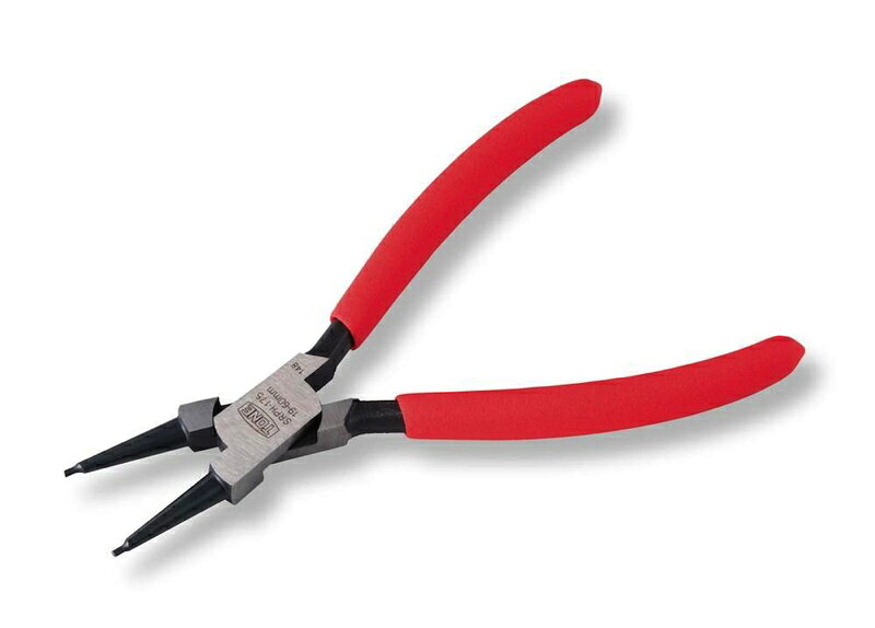 TONE スナップリングプライヤ(ストレートタイプ 穴用) SRPH200