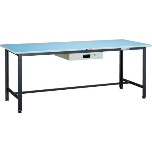 【代引き不可 法人名必須】 TRUSCO BE型軽量作業台 900X600 薄型1段引出付 BE0960UDK1