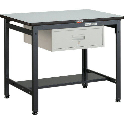 Rakuten - 【代引き不可 法人名必須】 TRUSCO EWP型作業台 900X600XH740 1段引出付 EWP0960F1