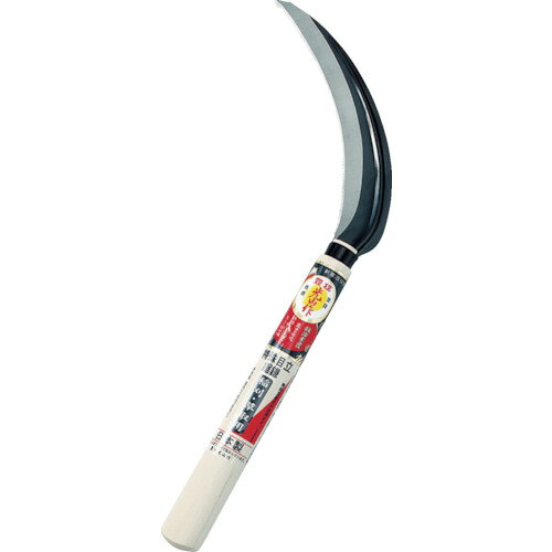 特長 特殊目立仕様です。 刃先が薄くシャープな刃付けでよく切れます。 用途 草取り、草刈り、稲刈り、野菜の収穫など。 仕様・規格 刃長(mm)：170 刃幅(mm)：30 全長(mm)：335 材質 刃:高炭素刃物鋼 柄:ポプラ 質量・質量単位 100g 使用条件 鋭利な刃物です。十分注意して取り扱ってください。 ご使用前は刃のグラつき等、損傷がないか確認してからご使用してください。 ご使用後は汚れ・水分を取り、刃物用油で拭いて、安全な所に保管してください。関連商品豊稔 光山作 裏目式小鎌 HT-0995 6255豊稔 光山作ねじり鎌 HT-0920 62551,200円1,200円豊稔 光山作改良目鋸鎌左用 HT-0867 6255...豊稔 光山作万能鎌 HT-1030 62551,300円1,300円豊稔 光山作 ステン金2号鋼草取鋸鎌 HTS-1881 6255...豊稔 光山作草取鋸鎌 HT-0881 62551,400円1,000円豊稔 光山作縄切鎌 HT-0880 6255豊稔 光山作ステン金2号鋼鋸鎌(小目) HTS-1210 6255...1,000円1,500円豊稔 光山作特殊焼入鋸鎌 HT-0810 6255...豊稔 光山作 特撰 表鋼小鎌 HT-0967 6255...1,500円1,700円