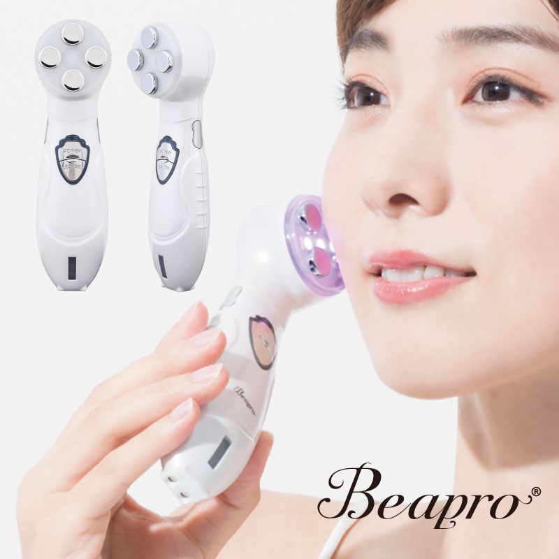 美顔器 Beapro 06 多機能 RF美顔器 EMS led 光エステ 温熱波 超音波 高周波 フェイス洗浄 ポレーション イオン導入 美肌 フェイスケア リフトアップ マッサージ 小顔 引き締め 肌質改善 乾燥 シミ しわ ハリ Beapro ビープロ 正規販売店