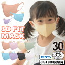 30枚 子供マスク 不織布 立体 3d 子供 夏 新作 快適 血色マスク 子どもマスク キッズマスク お子さんマスク 使い捨てマスク 平ゴム 三層構造 PM2.5 女の子 男の子 幼児 園児 小学生 送料無料