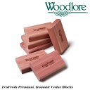 Woodlore ウッドロア〔ブロック 6個セット プレミアムシダー〕ECO FRESH 天然木 アロマウッド アロマティック シダー 防虫 防カビ 引き出し クローゼット 高級ブランド Allen Edmonds アレンエドモンズ