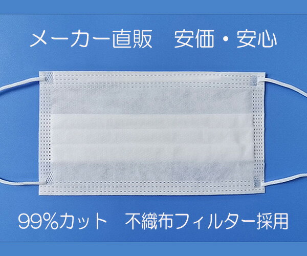 【20箱/ケース】 マスク 在庫あり 50枚入 即納 国内在庫 不織布マスク 99％カット 三層式 三層構造 男女兼用 ふつうサイズ 50枚 使い捨て プリーツ ホワイト 白 微粒子防止 花粉対策 飛沫防止 マスク在庫あり ますく ヤマト宅急便 送料無料