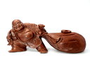 木彫り 七福神 置物 布袋様 置物 緑檀 布袋彫り 開運 インテリア 風水グッズ|布袋さん 彫り置物|お守り 風水 置物 民芸品 風水アイテム 縁起物 布袋さま...