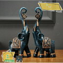 リビング インテリア フロントデスク 部屋 玄関 寝室 外用 象 樹脂 レジン製 財運 風水 健康 仕事 家庭 華やか 商売繁盛 幸運 開運 富 招き 置物 金運 風水グッズ 縁起物 大盛況 スピリチュアル ビジネス用 縁起の良い置き物