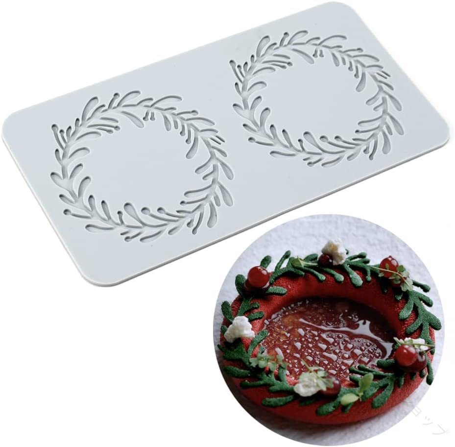 5個セット フォンダンレースマット レースモールド エンボスレースフォンダンモールド ケーキデコレー..