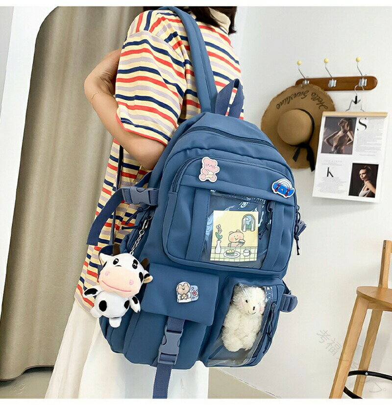 大きい 学生カバン キッズ 大容量 通学 男の子 小学生 女の子 リュック 防水 軽量 小学校 入学祝い ファイル収納 上品 おしゃれ かわいい 軽い バッグ 男女兼用 紳士用 婦人用 高校生 大学生 中学生 男性 女性 男女向け 学生用 通学リュックサック(4)