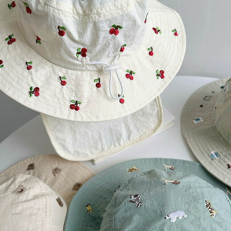 ベビー 日よけ ハット 全6色 帽子 赤ちゃん ナチュラル UVカット 撥水 速乾 タレ付き 春 夏 秋 男の子 女の子 子供 バケットハット サンハット 紫外線対策 日除け 折り畳み キャップ 通園 海遊び シンプル お洒落 アウトドア 出産祝い 新生児 用 人気の軽量設計で快適