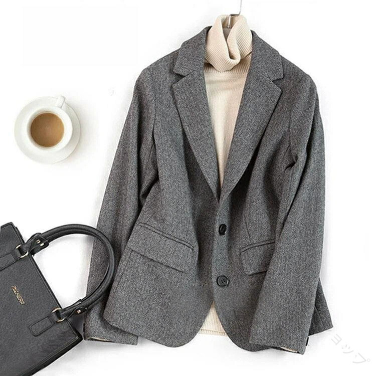 テーラードジャケット レディース アウター チェスターコート 長袖 襟あり 厚手 きれいめ ゆったり 春 ..