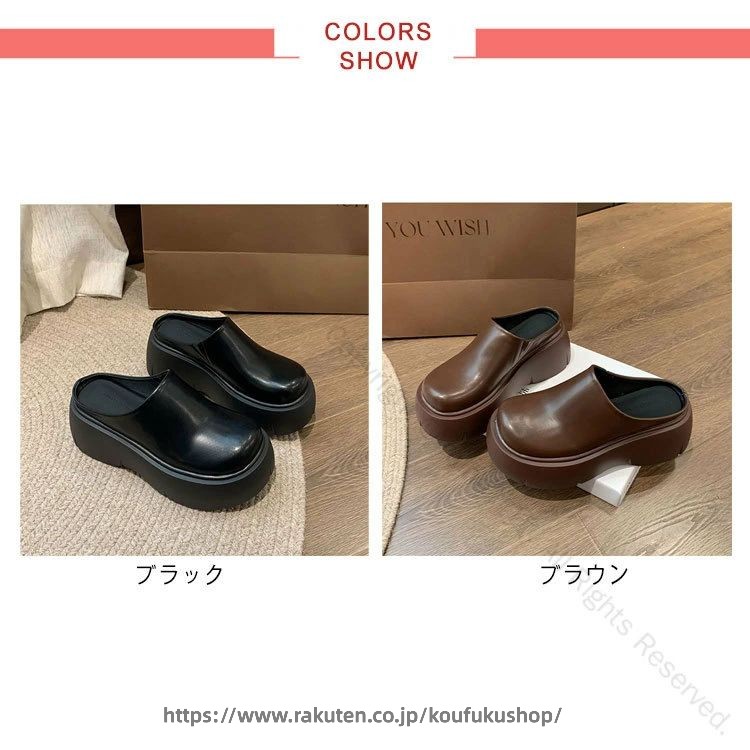 靴 レディース サボサンダル ミュール 厚底サンダル オフィスサンダル ヒール 疲れない 歩きやすい つっかけ 職場用 春のシューズ 仕事用 koufukushop-10045184 考福ショップ サンプル画像2