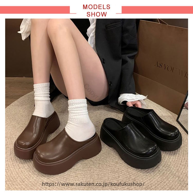 靴 レディース サボサンダル ミュール 厚底サンダル オフィスサンダル ヒール 疲れない 歩きやすい つっかけ 職場用 春のシューズ 仕事用 koufukushop-10045184 考福ショップ サンプル画像3
