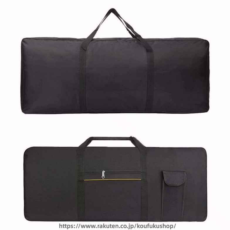 説明:仕様:素材：オックスフォード布色: 黒サイズチャート:105cm×45cm/41.34インチ×17.72インチパッケージに含まれるもの:キーボードバッグ1個注意:手動測定のため、1〜2cm / 0.39〜0.79インチの若干の誤差が生じる場合がありますのでご了承ください。※本製品は、電波法令で定められている技術基準に適合していることを証明する技適マークが貼付されていない無線機器であり、日本国内で使用する場合は、電波法違反になる恐れがございます.ご使用の際には、十分ご注意下さいますようお願いいたします. .61 鍵 キーボード ギグ バッグ は ピアノ キーボード ケース として 防塵 性 に 優れ 収納 ポケット 付き で 電子 ピアノ ケース に 最適 です。 コンサート や 音楽 スタジオ 用 として 便利 な ギフト に も おすすめ です。。 指定された配送時間は承っておりません。【考福ショップ】