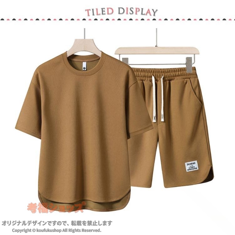 ハーフパンツ レディース 無地 ショートパンツ スポーツウェア 夏服 半袖Tシャツ ...