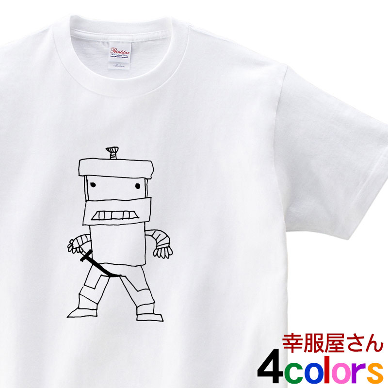 おもしろいゆるカワなイラスト「コスプレおサル侍」Tシャツ（半袖）　SAMURAIティーシャツ am67 KOUFUK..