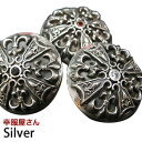 スターリングシルバー925コンチョ「アイリス紋章コンチョ29mm」シルバーアクセサリー レザークラフト ts_04s 送料込 送料無料(4)