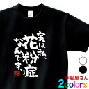 おもしろ 漢字Tシャツ「実は私、花粉症なんです。」 ウィルス 勘違い 批判 対策 アピール 男女兼用 オールシーズン 綿100% ホワイト/ブラック 140cm-160cm/S-XL ka400-91 KOUFUKUYA 幸服屋さん 送料込 送料無料