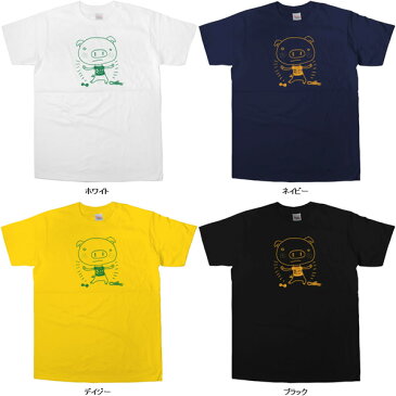 手描きデザイン 「ダイエット★ブタ」Tシャツ（半袖）Diet/豚さん AM51 KOUFUKUYAブランド 送料込 送料無料