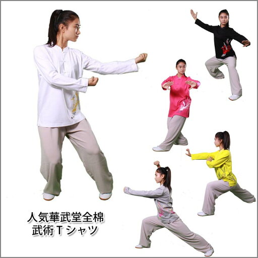 【メール便対応!】人気全綿武術Tシャツ 【メール便対応!】人気全綿武術Tシャツ