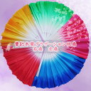 【太極拳】【扇】高級プラスチック製で持ちやすい太極扇!曹記木蘭グラデーション双扇 右扇 左扇