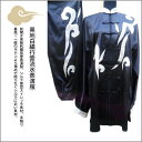【太極拳】【服】刺繍表演服は当店でしか手に入れられない珍しい表演服です!太極拳表演服・黒地白繍行雲流水表演服