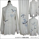 2015新デザイン刺繍鶴太極拳服 2セット3セット