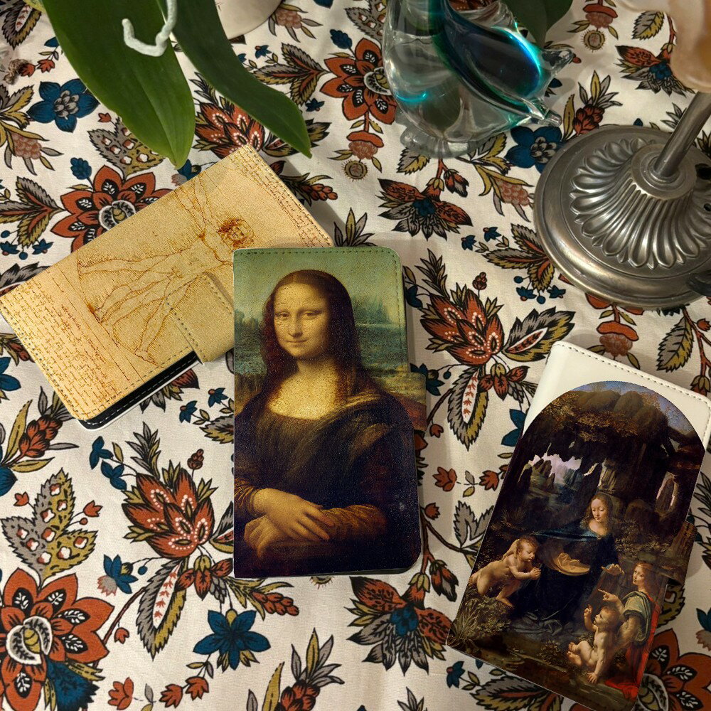 スマホケース Xperia Ace SO-02L ケース 手帳型 エクスペリア エース so02l カバー デザイン レオナルド・ダ・ヴィンチ 絵画 名画 作品 グッズ 芸術 アート モナ・リザ 最後の晩餐 サルバトール・ムンディ ルネサンス期 代表作