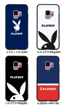 Galaxy S9 SC-02K SCV38 ケース プレイボーイ 背面ガラス ギャラクシー docomo ドコモ au スマホケース カバー 携帯ケース かわいい きれい おしゃれ 韓国 playboy ブランド デザイン コラボ