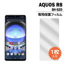 AQUOS R8 フィルム SH-52D 液晶保護フィルム 1枚入り 液晶保護 シート アクオスR8 sh52d film-sh52d-1