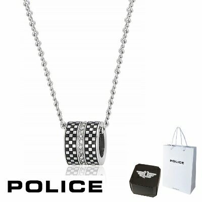 ネックレス ポリス POLICE SOLIN ソリン 26395PSS 26395PSS01 ペンダント ネックレス ステンレス 316L サージカルステンレス シルバー ブラック メンズ レディース ユニセックス 男性 女性 ギフト プレゼント おすすめ 誕生日 お祝い 新品 正規品