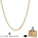 ネックレス ライオンハート LION HEART チェーン ネックレス ベネチアン 18A24 18A24SG50 50cm メンズ サージカル ステンレス ゴ...