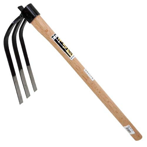 千吉 金 長崎向立鍬 三本爪 【何個でも送料据え置き！】