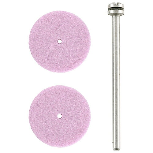 プロクソン ディスク砥石 2枚シャフト付 No.26303