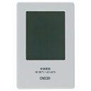 CRECERデジタル時計付 温湿度計CR-2600W 【何個でも送料据え置き!】