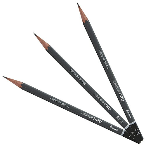 シンワ 鉛筆PRO 2B 3本入 78520 【何個でも送料据え置き！】