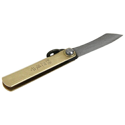 肥後守 豆肥後守ホルダー付割込 SK鋼 赤 【何個でも送料据え置き！】