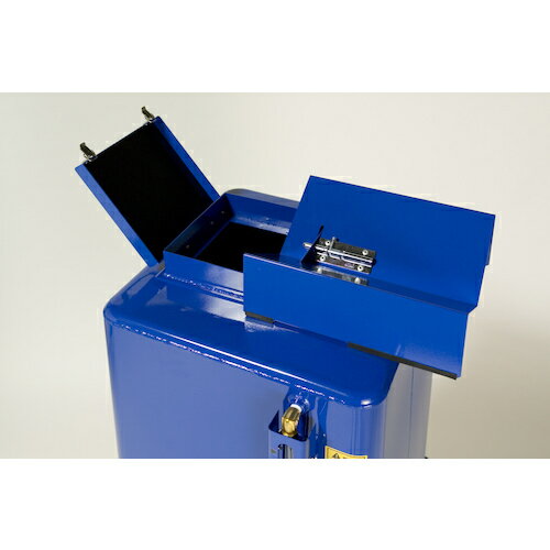 オーティ・マットー オイルタンク 潤滑油タンク 省スペースタイプ 109L ペール缶受け台付き ブルー色 (..