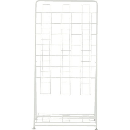 アールエフヤマカワ パンフレットスタンド7段トリプル (1台) 品番：RFPFSTRWH