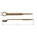 Ampcoスイス 防爆めがねレンチ シノ付き 二面幅寸法14mm 全長300mm (1丁) 品番:AN0014B
