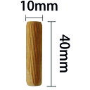 和気産業 WAKI 木工ダボ 10X40 100個入り DB-017 3852300 (1袋) 品番:DB-017
