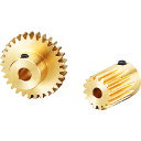 KG 黄銅平歯車 S80B 30B+0505 形状B1 モジュール0.8 歯数30 歯幅5mm 穴径Φ5mm (1個) 品番:S80B 30B+0505