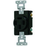 Panasonic パナソニック 接地3P20A埋込コンセント・B (1個) 品番：WF1420BK