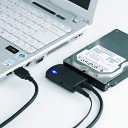 サンワサプライ SATA-USB3.0変換ケーブル (1個) 品番:USB-CVIDE3