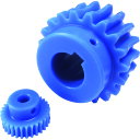 小原歯車工業 KHK ウォームホイールPG1.5-20R2J10 (1個) 品番:PG1.5-20R2J10