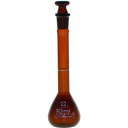SIBATA 柴田科学 メスフラスコ カスタムA 茶褐色 10mL (1本) 品番:026100-10