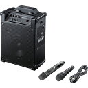 サンワサプライ 講演 イベント向け ワイヤレスマイク付き拡声器スピーカー (1S) 品番:MM-SPAMP10(3)
