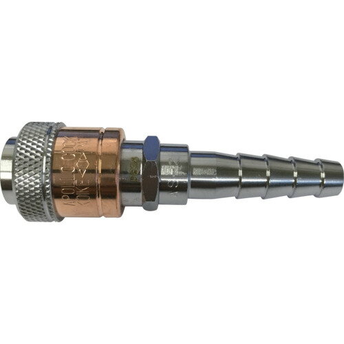 小池酸素 アポロコック(ソケット) ホース用 適用流体燃料ガス 接続サイズφ10 S1A02152 (1個) 品番:AS-2-10