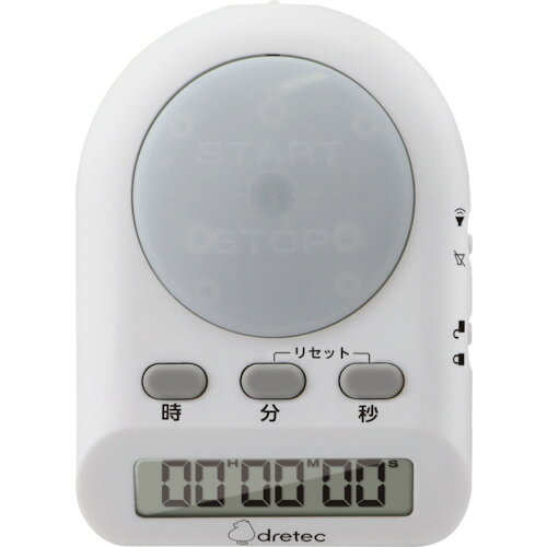ドリテック dretec タイムアップ ホワイト (1個) 品番：T-584WT