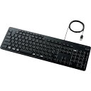 エレコム フルキーボード 有線 静音設計 抗菌 ブラック (1台) 品...(2)