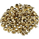 ファミリーツール ハトメ、5mm(#300) 真鍮メッキ (1Pk) 品番:51426